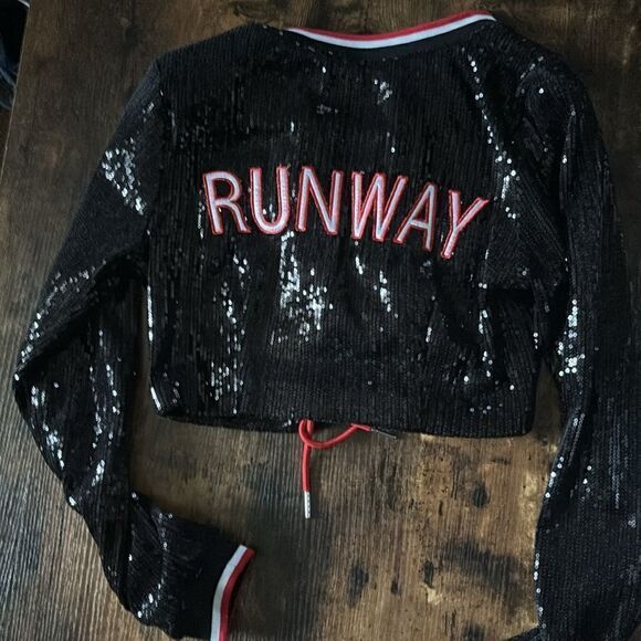 Shane Justin 2 Pieces Sequins Lace Up  Bodycon Top/Pants  Tracksuit Outfits Set - Picture 11 of 11